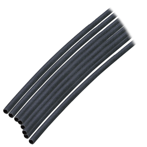 ANCOR ADHESIVE LINED HEAT SHRINK TUBING (ALT), 1/8" X 12", 10-PACK, BLACK