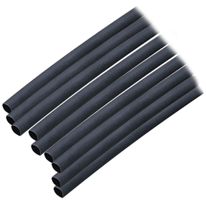 ANCOR ADHESIVE LINED HEAT SHRINK TUBING (ALT), 3/16" X 6", 10-PACK, BLACK