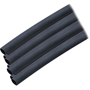ANCOR ADHESIVE LINED HEAT SHRINK TUBING (ALT), 1/4" X 12", 10-PACK, BLACK