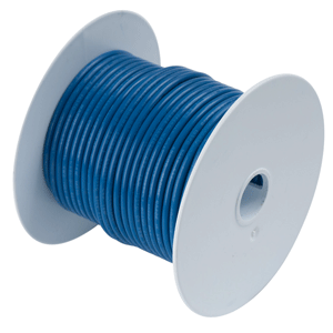 ANCOR DARK BLUE 16 AWG TINNED COPPER WIRE, 100'