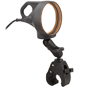 RAM MOUNT LED SPOTLIGHT MOUNT W/MEDIUM SIZE TOUGH-CLAW