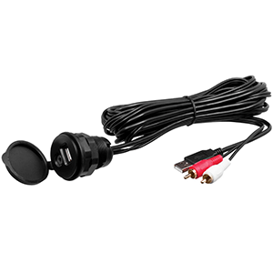 BOSS AUDIO MUSB35 USB/AUX ACCESSORY EXTENSION CABLE