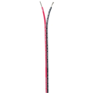 ANCOR RIBBON BONDED CABLE, 16/2 AWG, RED/BLACK, FLAT, 100'