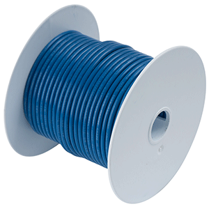 ANCOR DARK BLUE 12 AWG TINNED COPPER WIRE, 100'