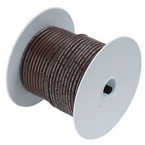 ANCOR BROWN 12 AWG TINNED COPPER WIRE, 100'