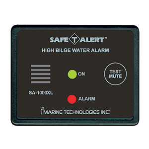 SAFE-T-ALERT HIGH BILGE WATER ALARM, SURFACE MOUNT, BLACK