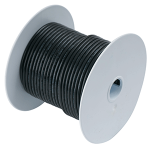 ANCOR BLACK 8 AWG TINNED COPPER WIRE, 250'