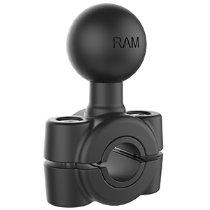 RAM MOUNT TORQUE 3/8", 5/8" DIAMETER MINI RAIL BASE W/1" BALL