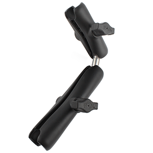 RAM MOUNT STANDARD DOUBLE SOCKET ARM, LONG DOUBLE SOCKET ARM & DOUBLE BALL ADAPTER F/1" BALLS
