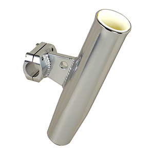 CE SMITH ALUMINUM CLAMP-ON ROD HOLDER, HORIZONTAL, 1.05" OD