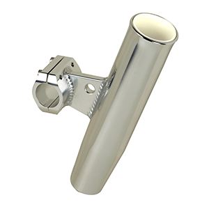 CE SMITH ALUMINUM CLAMP-ON ROD HOLDER, HORIZONTAL, 1.315" OD