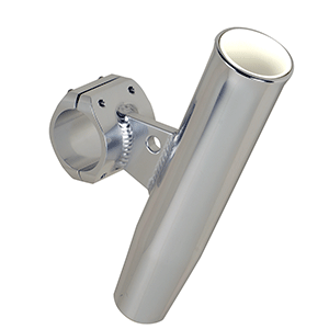 CE SMITH ALUMINUM CLAMP-ON ROD HOLDER, HORIZONTAL, 1.90" OD