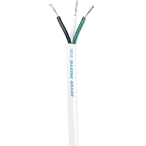ANCOR WHITE TRIPLEX CABLE, 12/3 AWG, ROUND, 250'