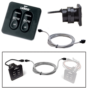 LENCO FLYBRIDGE KIT F/STANDARD KEY PAD F/ALL-IN-ONE INTEGRATED TACTILE SWITCH, 10'