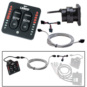 LENCO FLYBRIDGE KIT F/LED INDICATOR KEY PAD F/TWO-PIECE TACTILE SWITCH, 10'