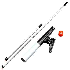 DAVIS 3-SECTION ADJUSTABLE BOAT HOOK, ADJUSTS 38" TO 8'