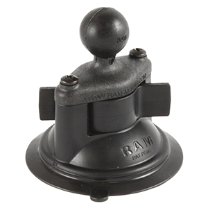 RAM MOUNT COMPOSITE 3.25" DIAMETER SUCTION CUP BASE W/1" BALL