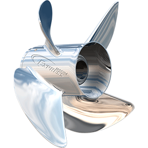 TURNING POINT EXPRESS MACH4, RIGHT HAND, STAINLESS STEEL PROPELLER, EX1/EX2-1321-4, 4-BLADE, 13" X 21 PITCH