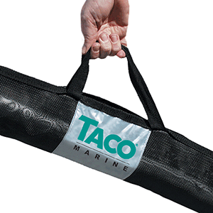 TACO OUTRIGGER BLACK MESH CARRY BAG, 72" X 12"