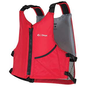 ONYX UNIVERSAL PADDLE VEST, ADULT UNIVERSAL, RED