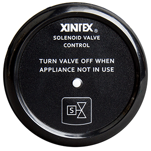 FIREBOY-XINTEX PROPANE CONTROL & SOLENOID VALVE W/BLACK BEZEL DISPLAY