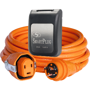 SMARTPLUG 30 AMP SMARTPLUG/TWIST TYPE CORDSET W/BLACK INLET COVER- 50'
