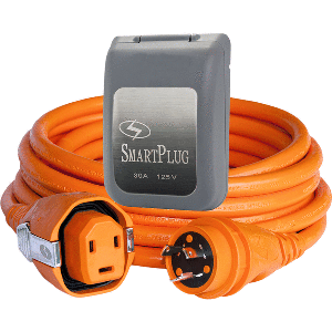 SMARTPLUG 30 AMP SMARTPLUG/TWIST TYPE CORDSET W/GREY INLET COVER- 50'