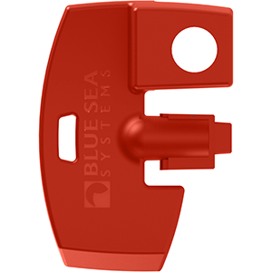 BLUE SEA 7903 BATTERY SWITCH KEY LOCK REPLACEMENT, RED