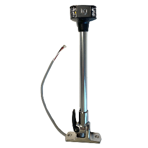 ATTWOOD LIGHTARMOR FOLD-DOWN ANCHOR/MASTHEAD LIGHT, 12", 12V