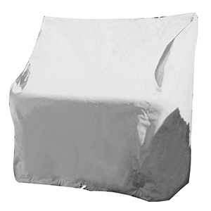 TAYLOR MADE LARGE SWINGBACK BACK BOAT SEAT COVER, VINYL WHITE