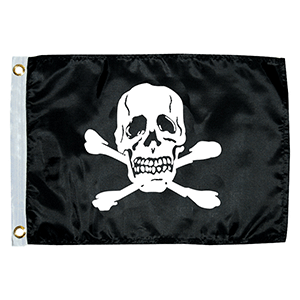 TAYLOR MADE 12" X 18" JOLLY ROGER NOVELTY FLAG
