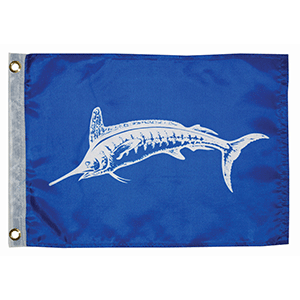 TAYLOR MADE 12" X 18" WHITE MARLIN FLAG