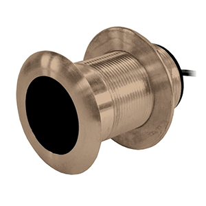 AIRMAR B117 BRONZE THRU-HULL TRANSDUCER W/HUMMINBIRD #9 PLUG, 7-PIN
