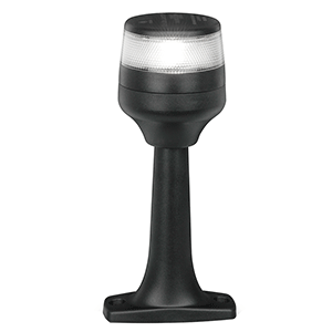 HELLA MARINE NAVILED 360 COMPACT ALL ROUND LAMP, 2NM, 6" FIXED MOUNT, BLACK