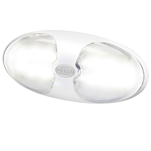 HELLA MARINE DURALED 12 INTERIOR/EXTERIOR LAMP, WHITE LED, WHITE HOUSING