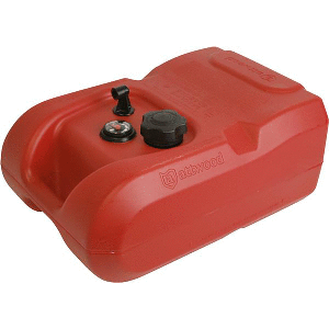ATTWOOD PORTABLE FUEL TANK, 6 GALLON W/GAUGE