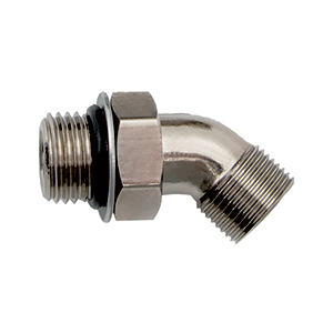 UFLEX 45-DEG ADJUSTABLE FITTING F/BACK OF UP SERIES HELMS ORB 6 TO 3/8" COMP