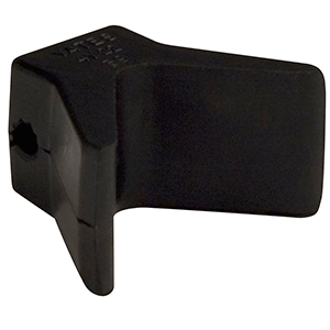 CE SMITH BOW Y-STOP, 2" X 2", BLACK NATURAL RUBBER