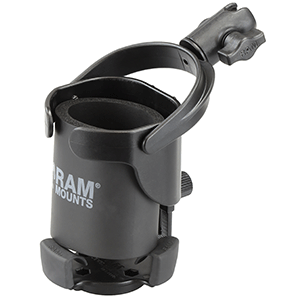 RAM MOUNT LEVEL CUP XL W/SINGLE SOCKET f/B SIZE 1" BALL