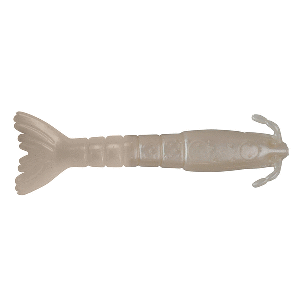 BERKLEY GULP! ALIVE! SALTWATER SHRIMP, 4", PEARL WHITE