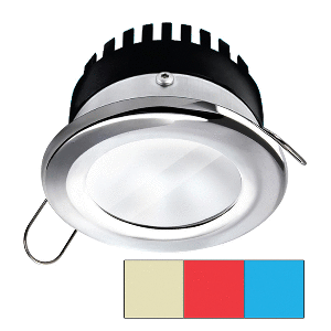 I2SYSTEMS APEIRON PRO A503, 3W, ROUND -COOL WHITE/RED/BLUE, ROUND, CHROME FINISH