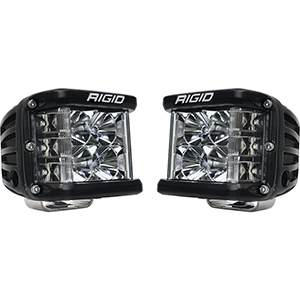 RIGID INDUSTRIES D-SS SERIES PRO FLOOD LED SURFACE MOUNT, PAIR, BLACK