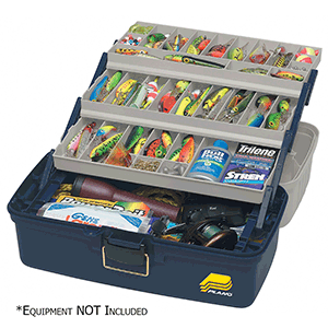 PLANO THREE-TRAY FIXED COMPARTMENT TACKLE BOX, XL