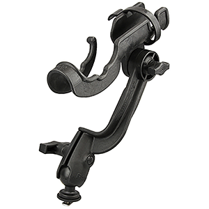 RAM MOUNT RAM-ROD 2000 FISHING ROD HOLDER WITH RAM-ROD REVOLUTION RATCHET/SOCKET SYSTEM AND TRACK BALLBASE