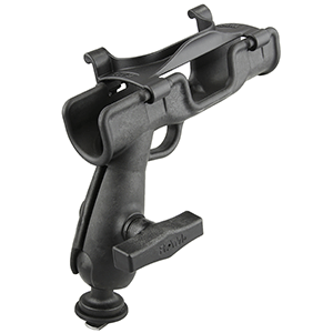 RAM MOUNT RAM-ROD 2007 FLY ROD JR. FISHING ROD HOLDER WITH TRACK BALL BASE