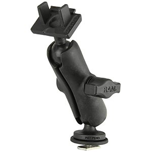 RAM MOUNT TRACK BALL MOUNT F/LOWRANCE ELITE, HOOK & MARK-4 SERIES FISHFINDERS