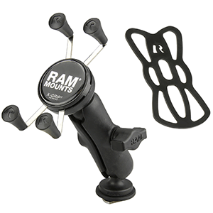RAM MOUNT X-GRIP PHONE MOUNT W/TRACK BALLBASE