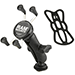 RAM MOUNT X-GRIP PHONE MOUNT W/TRACK BALLBASE