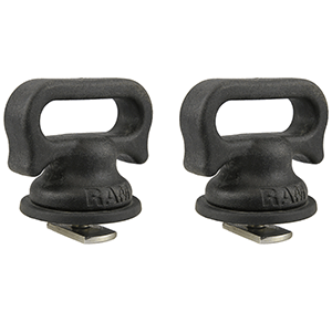 RAM MOUNT VERTICAL TRACK TIE DOWN, 2 PACK