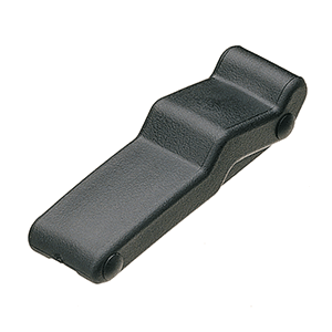 SOUTHCO CONCEALED SOFT DRAW LATCH W/KEEPER, BLACK RUBBER